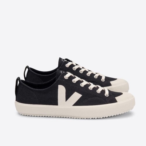 Veja Nova Canvas Mens Trainers Black UK 59876